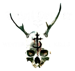 Devildriver logo, monochrome icon version, on a transparent background