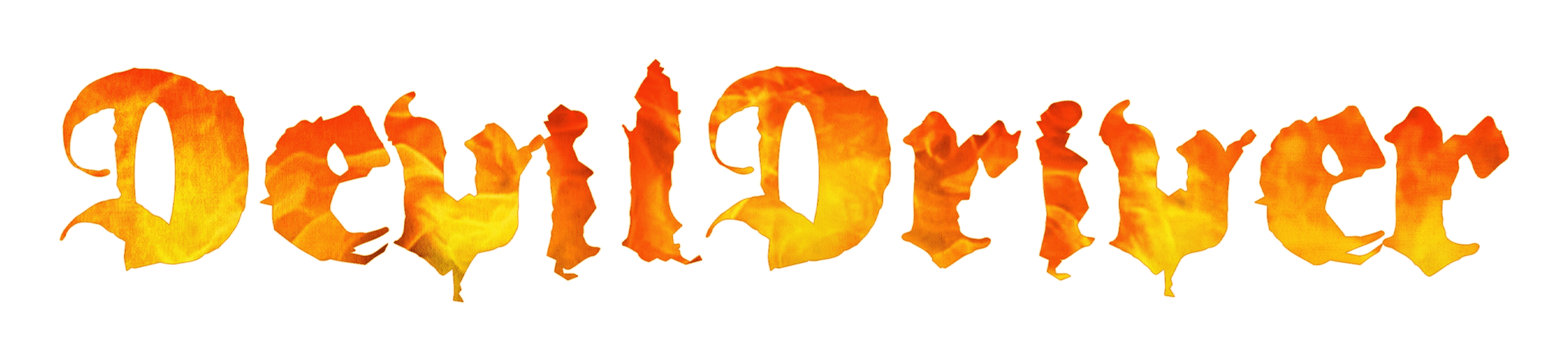 Devildriver logo on a transparent background