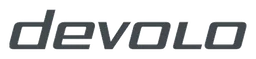 Devolo logo, monochrome wordmark version, on a transparent background