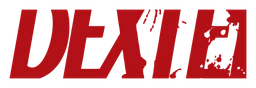 Dexter logo, wordmark version, on a transparent background