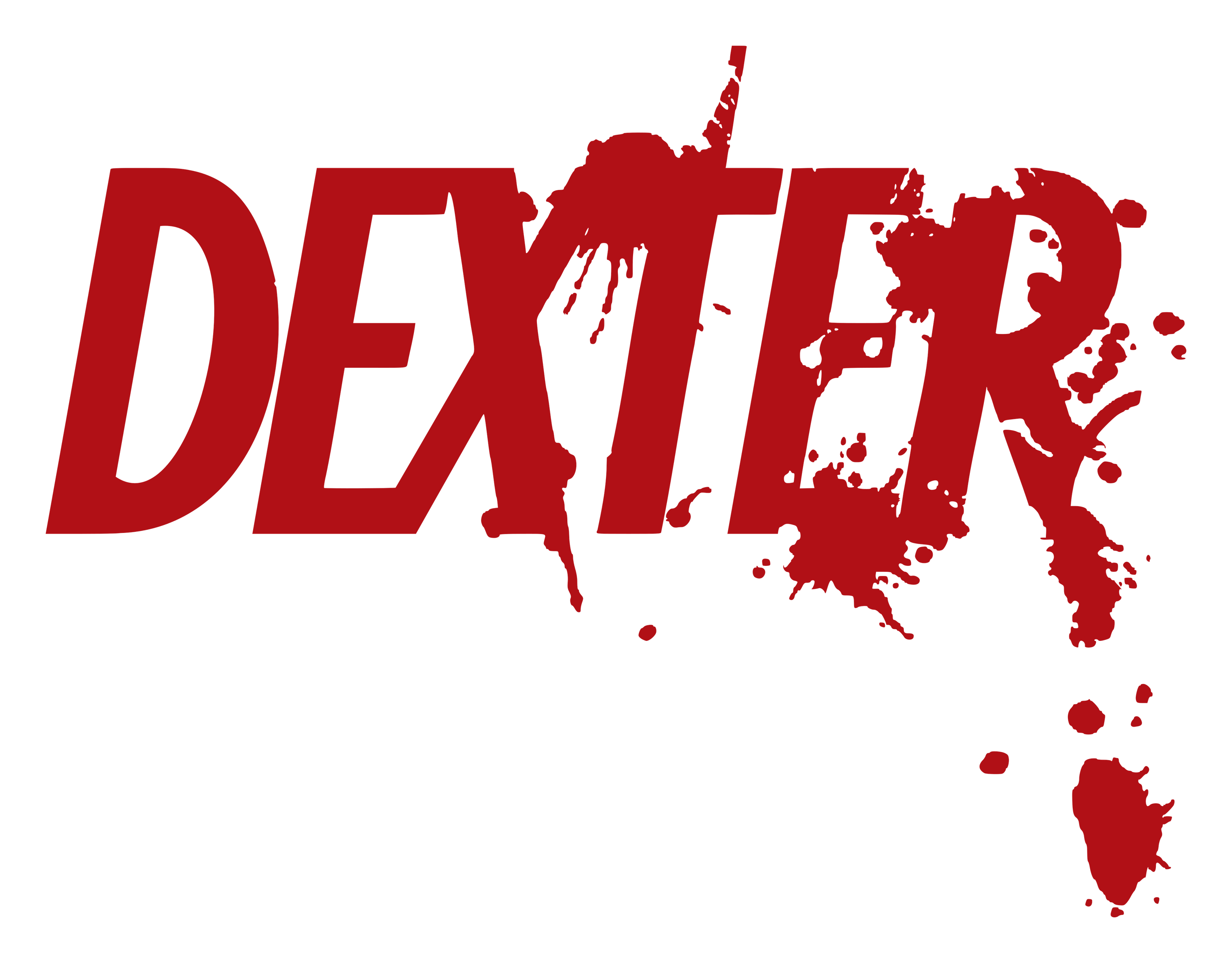 Dexter logo on a transparent background