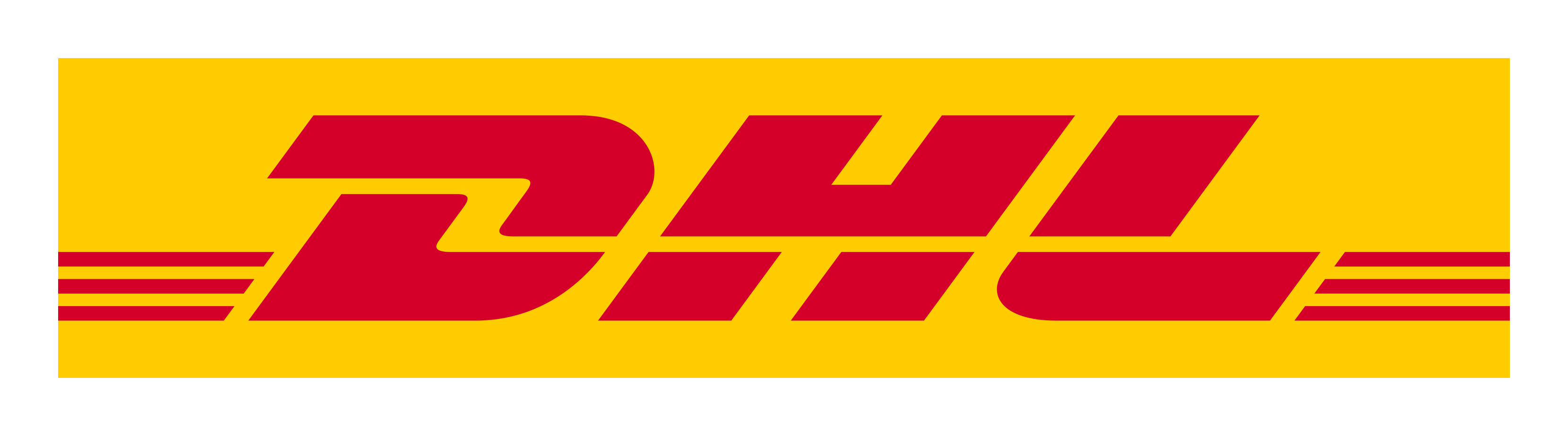 DHL Express logo on a transparent background