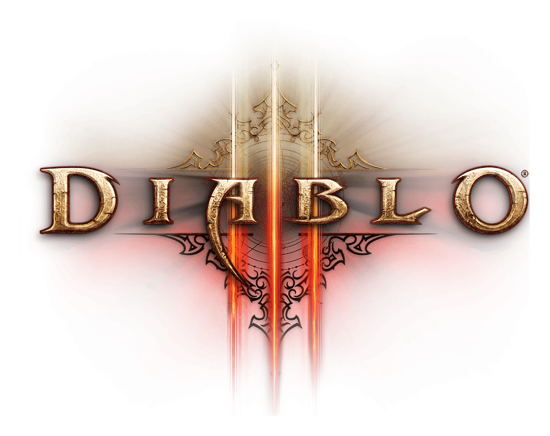 Diablo 3 logo on a transparent background