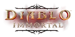 Diablo logo, horizontal version, on a transparent background