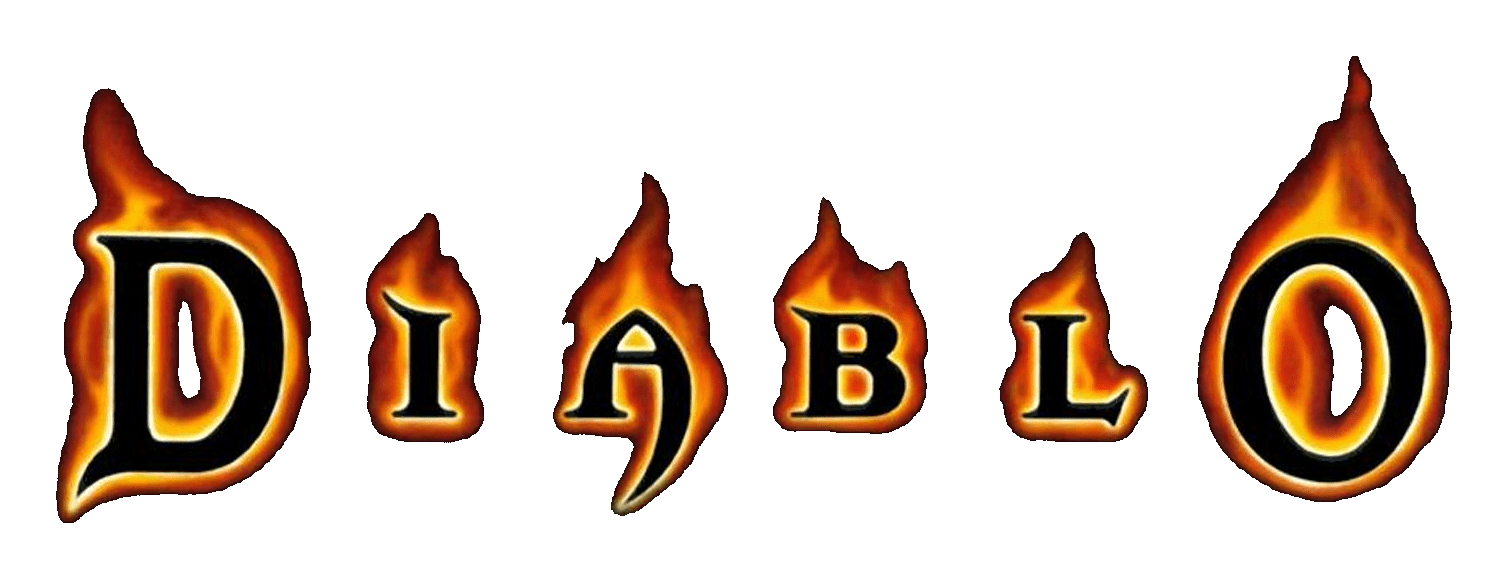 Diablo logo on a transparent background