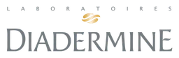 Diadermine logo, monochrome wordmark version, on a transparent background