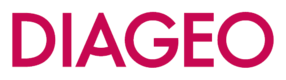 Diageo logo, wordmark version, on a transparent background