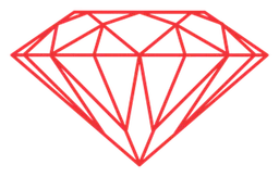 Diamond Supply logo, horizontal version, on a transparent background