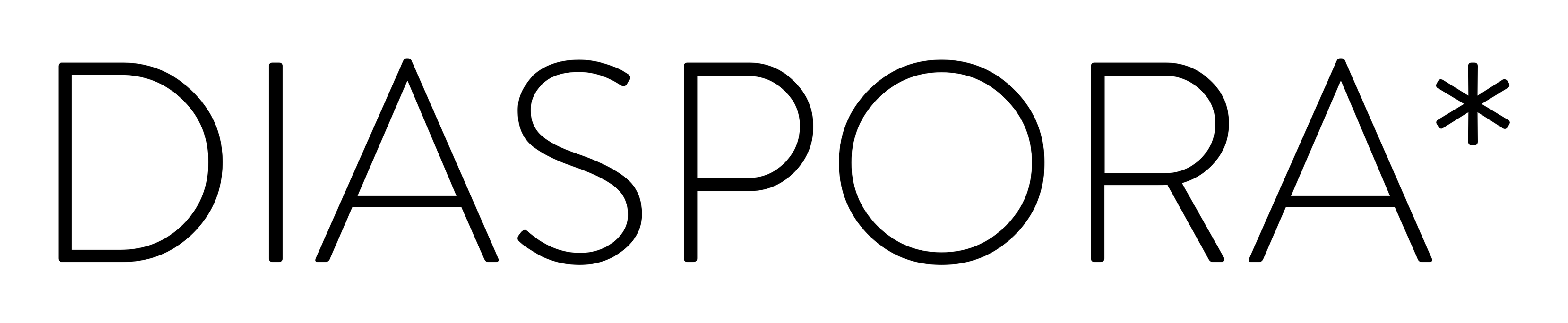 Diaspora logo on a transparent background
