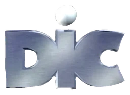 Dic logo, monochrome version, on a transparent background