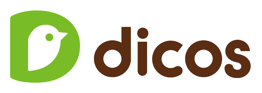 Dicos logo on a transparent background