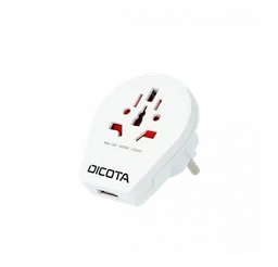 Dicota logo, white icon version, on a transparent background