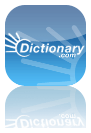 Dictionary Com logo, horizontal version, on a transparent background