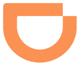 DiDi logo, icon version, on a transparent background