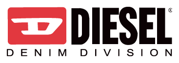 Diesel logo on a transparent background