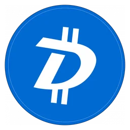 Digibyte logo, icon version, on a transparent background