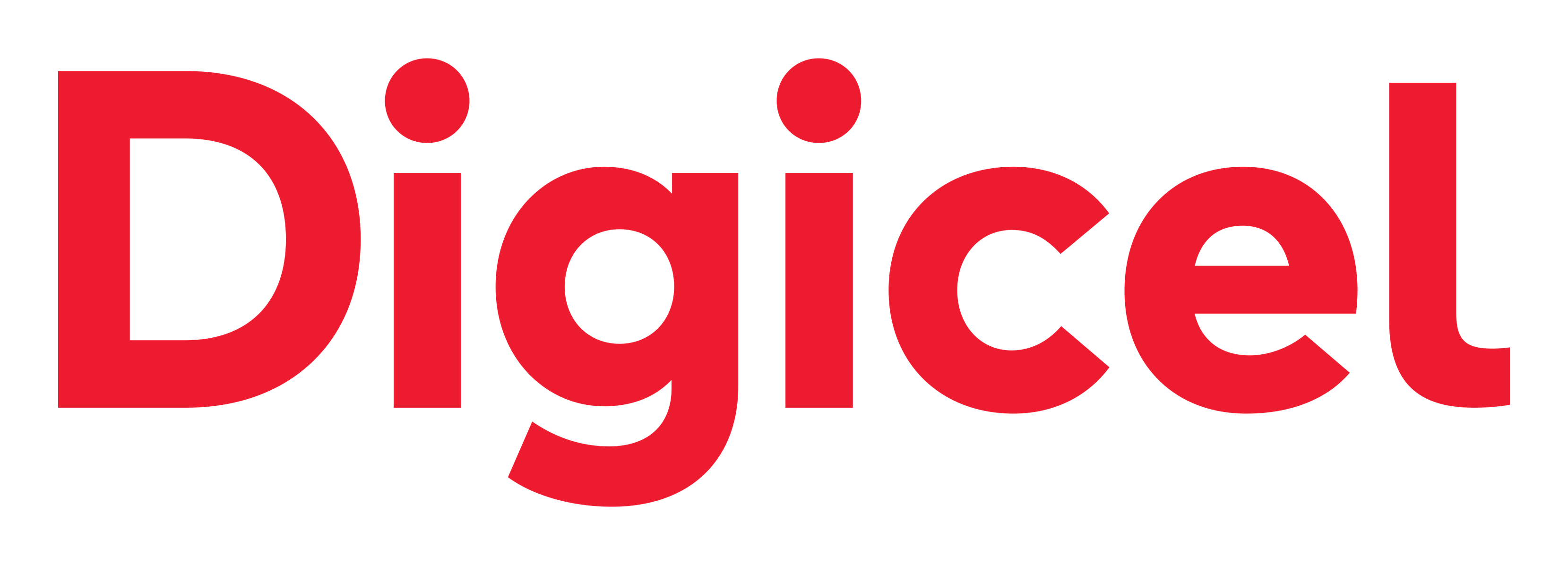 Digicel logo on a transparent background