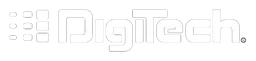 Digitech logo, white wordmark version, on a transparent background
