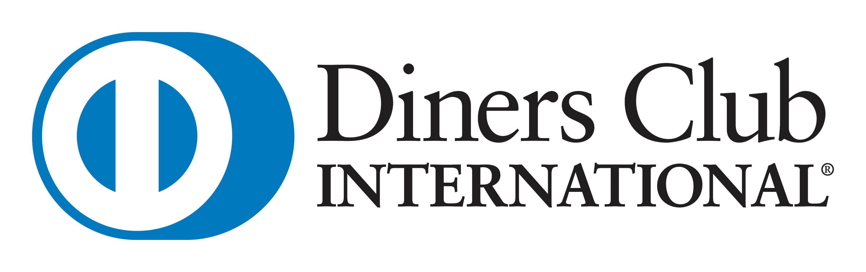 Diners Club International Logo auf transparentem Hintergrund