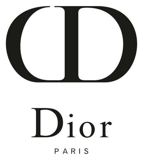 Dior logo, black icon version, on a transparent background