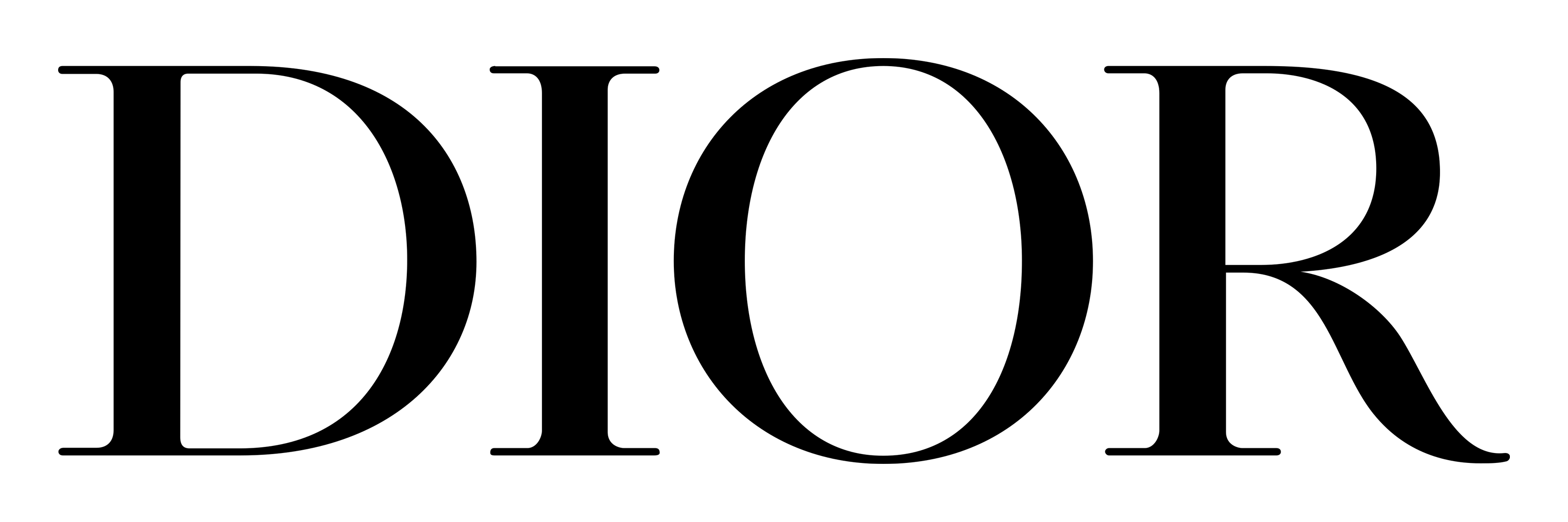 Dior logo on a transparent background