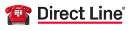 Direct Line logo, wordmark version, on a transparent background