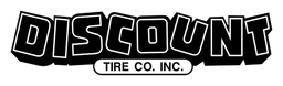 Discount Tire logo, black wordmark version, on a transparent background