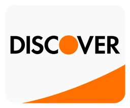 Discover logo, icon version, on a transparent background