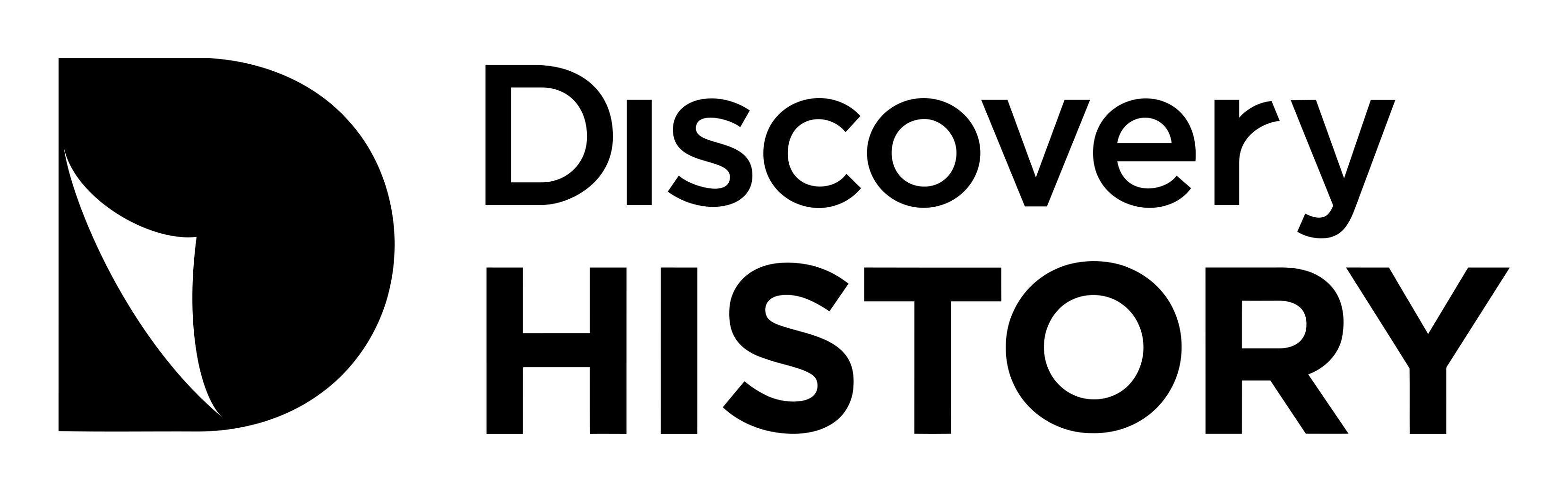 Discovery History logo on a transparent background