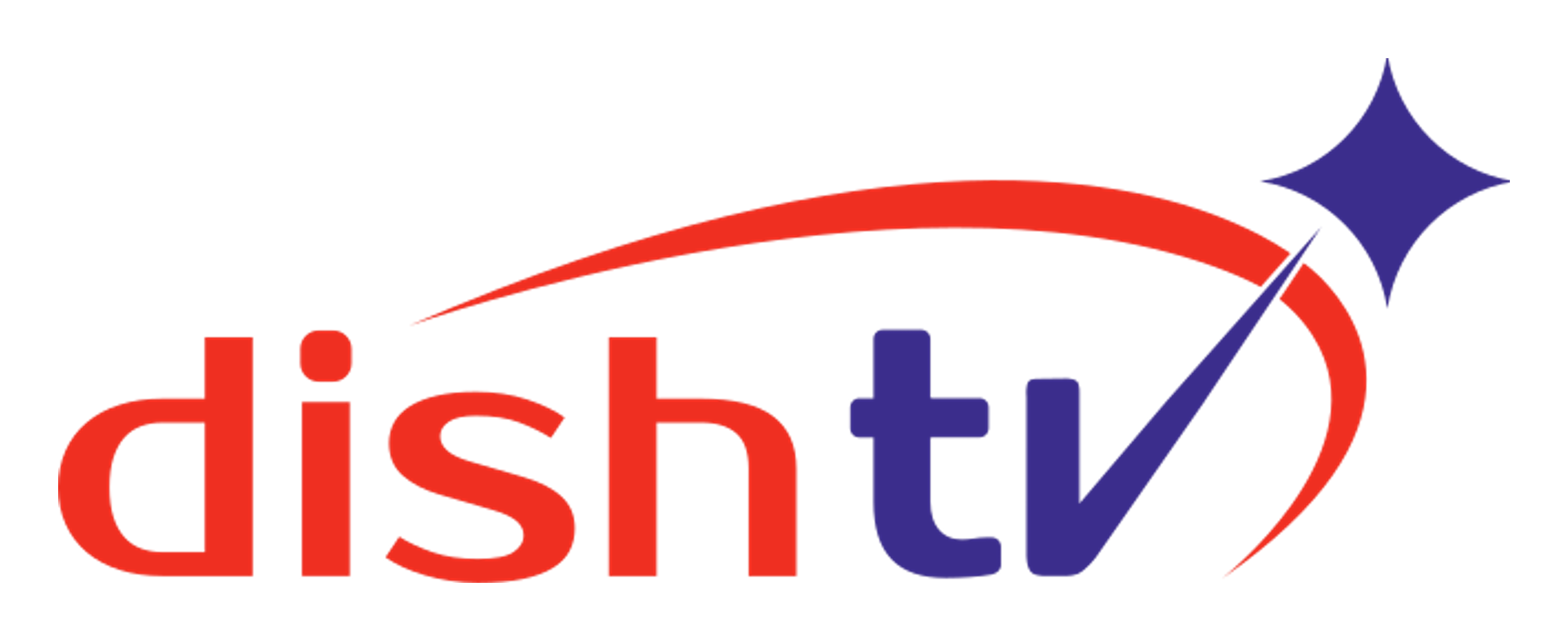 Dish TV logo on a transparent background