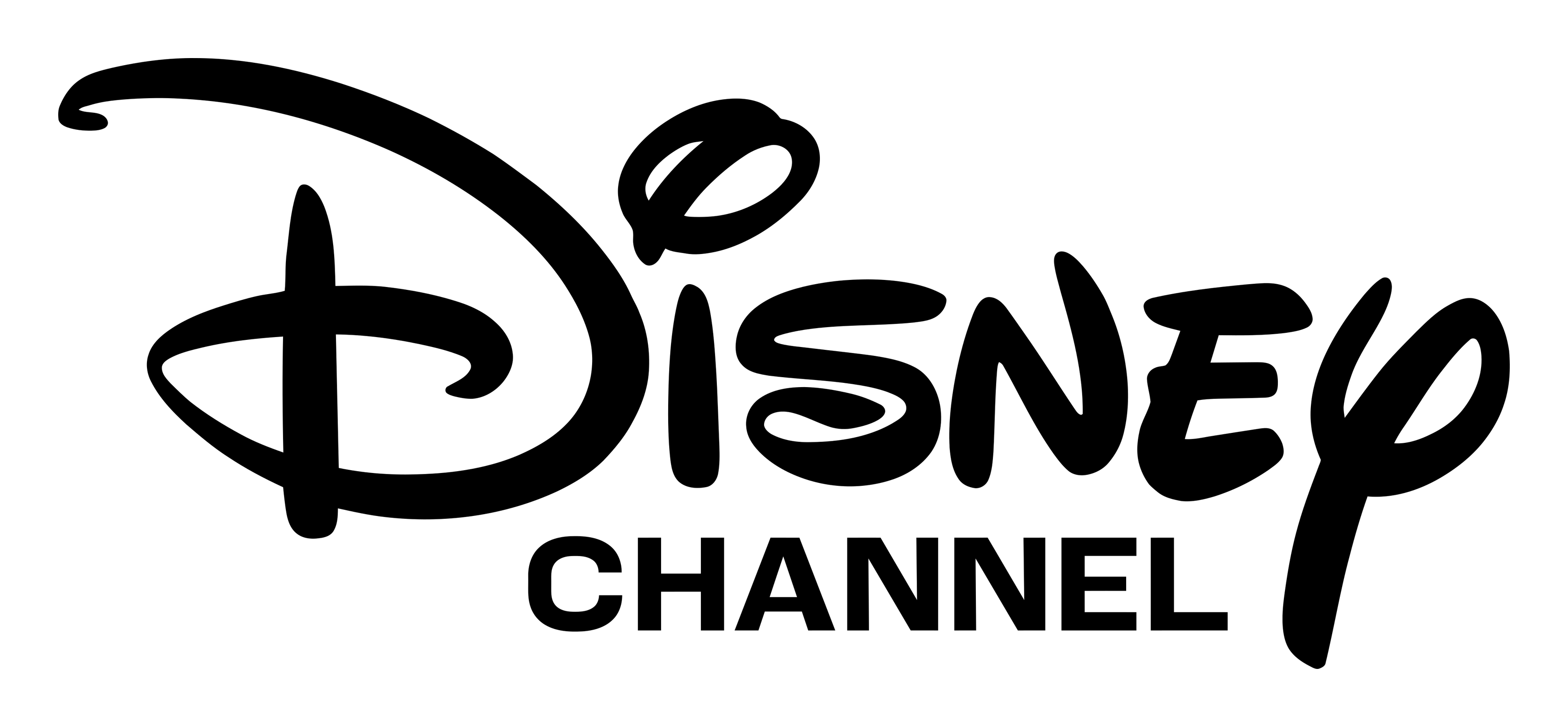 Disney Channel logo on a transparent background