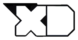 Disney XD logo, white version, on a transparent background