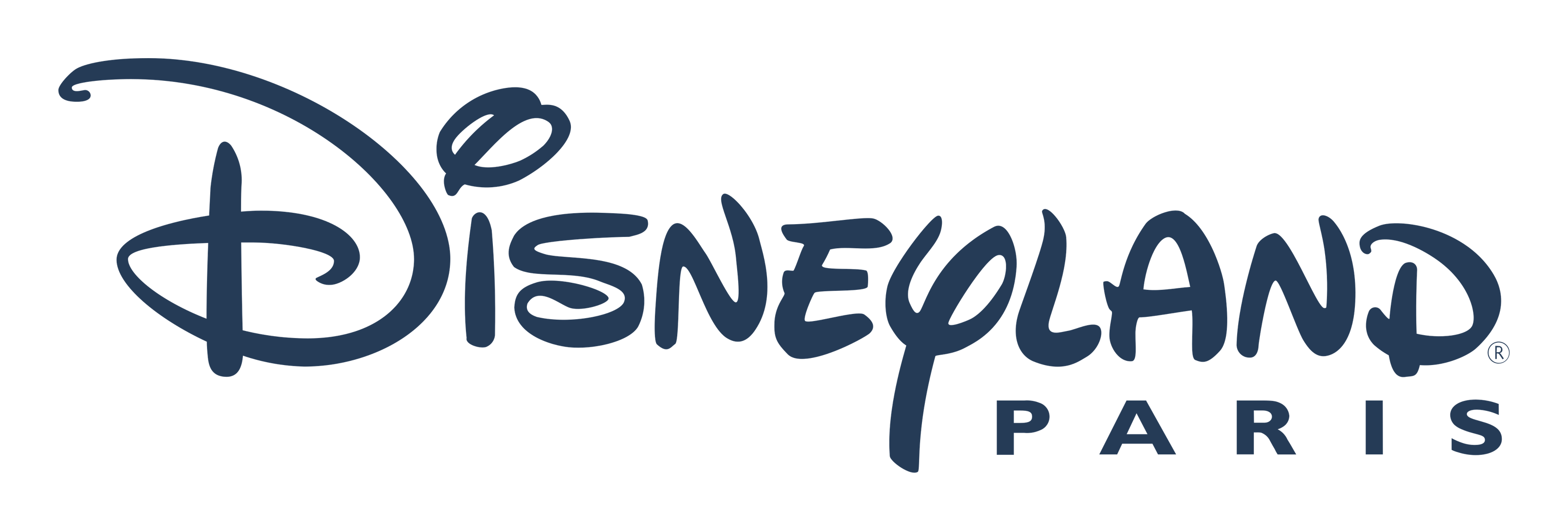 Disneyland Paris logo on a transparent background