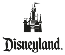 Logo da Disneyland, versão ícone preto, em fundo transparente