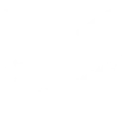 Disturbed logo, white icon version, on a transparent background