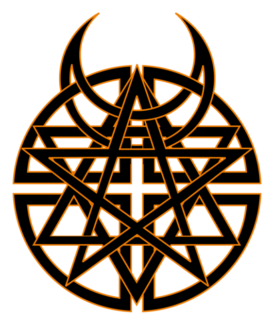 Disturbed logo on a transparent background