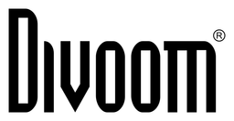 Divoom logo, black version, on a transparent background