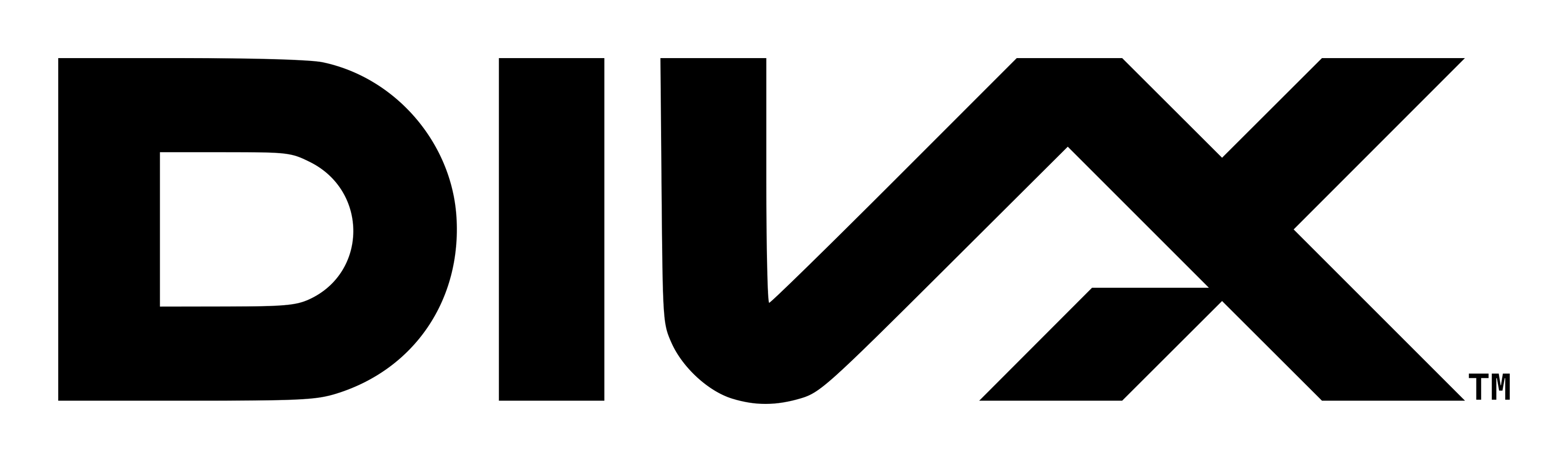 Divx logo on a transparent background