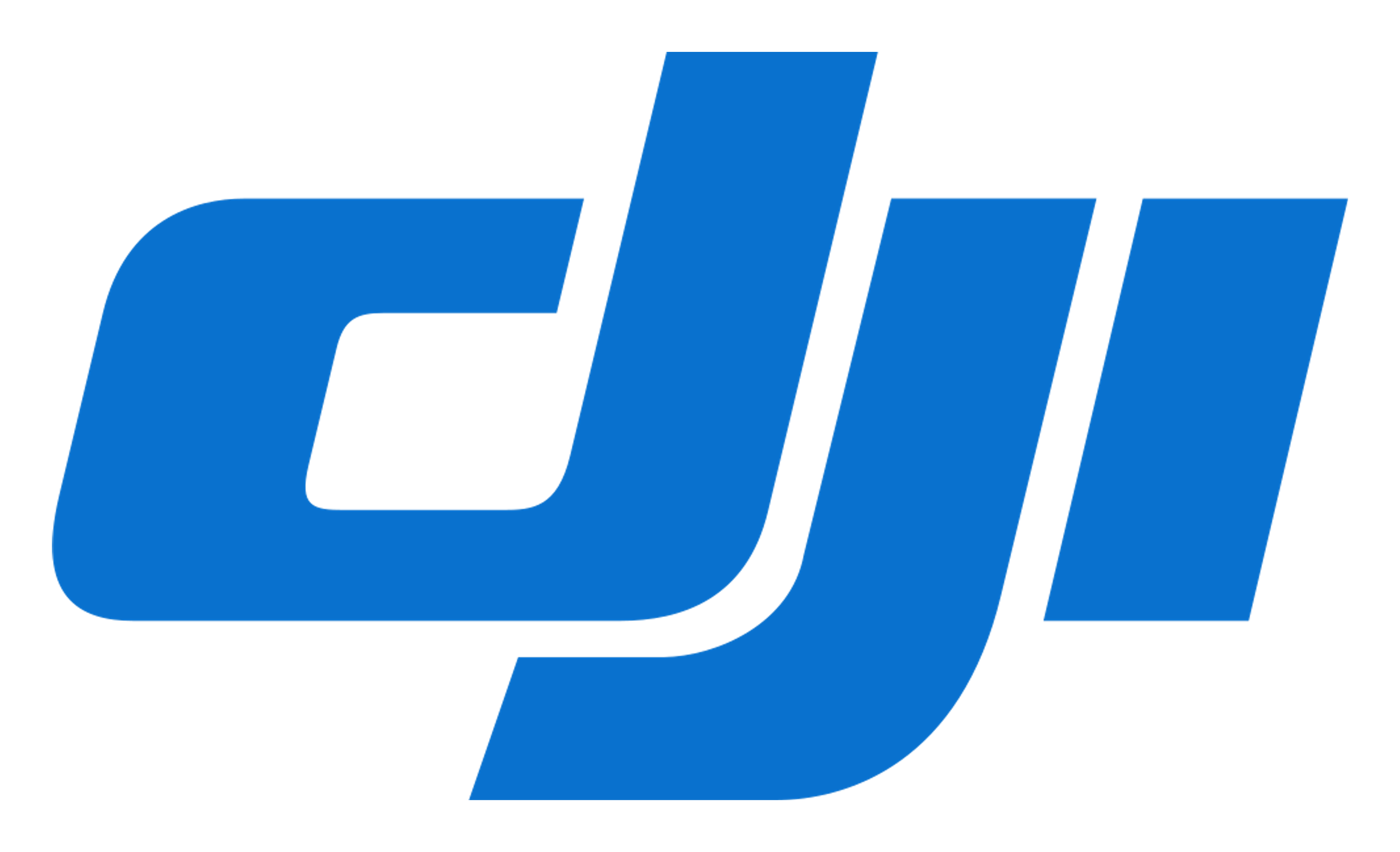 Dji logo on a transparent background
