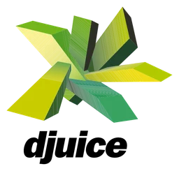 Djuice logo, icon version, on a transparent background