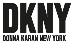 Dkny logo, black version, on a transparent background