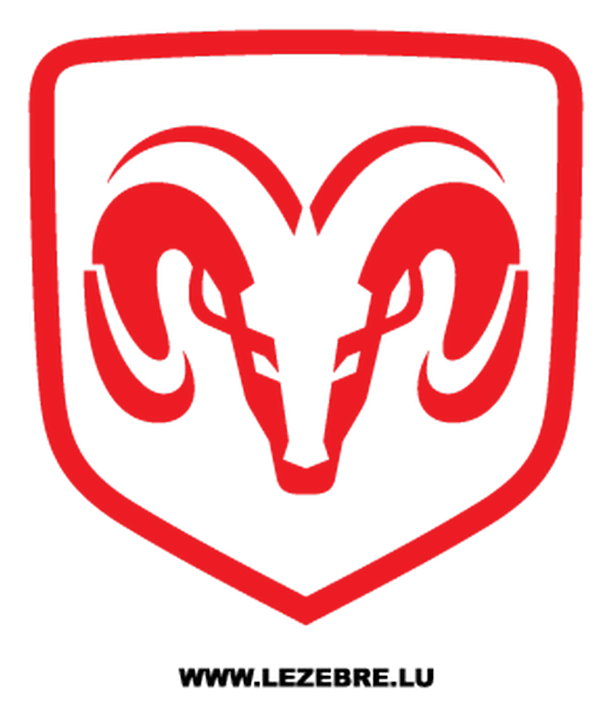 Dodge logo, icon version, on a transparent background