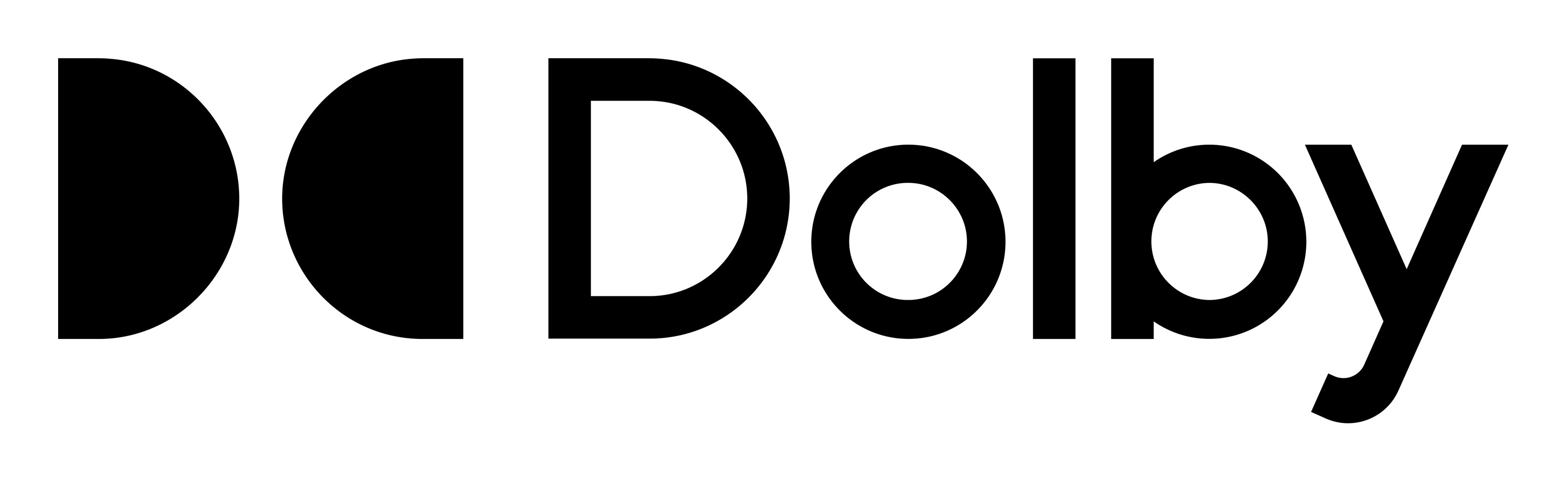 Dolby Logo auf transparentem Hintergrund