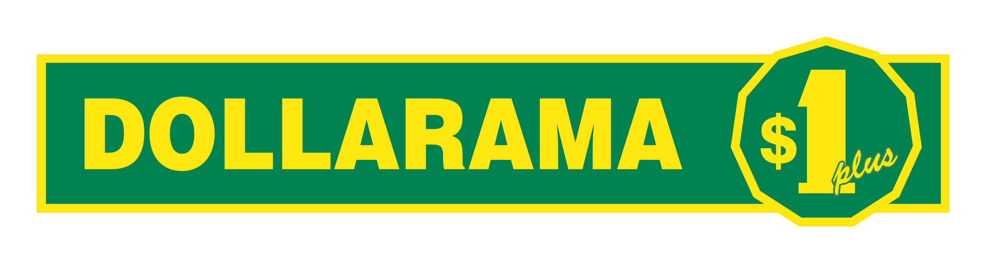 Dollarama logo on a transparent background