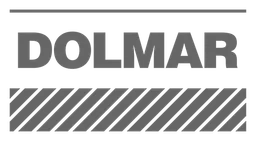 Dolmar logo, monochrome version, on a transparent background