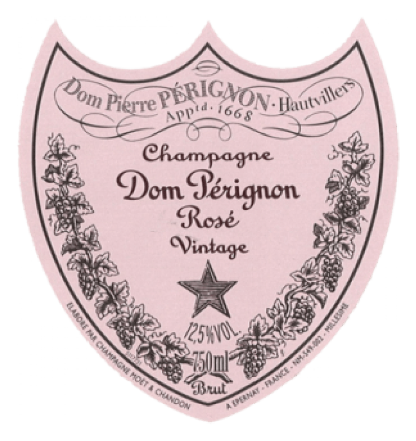Dom Perignon logo, monochrome icon version, on a transparent background
