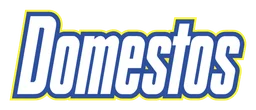 Domestos logo, wordmark version, on a transparent background
