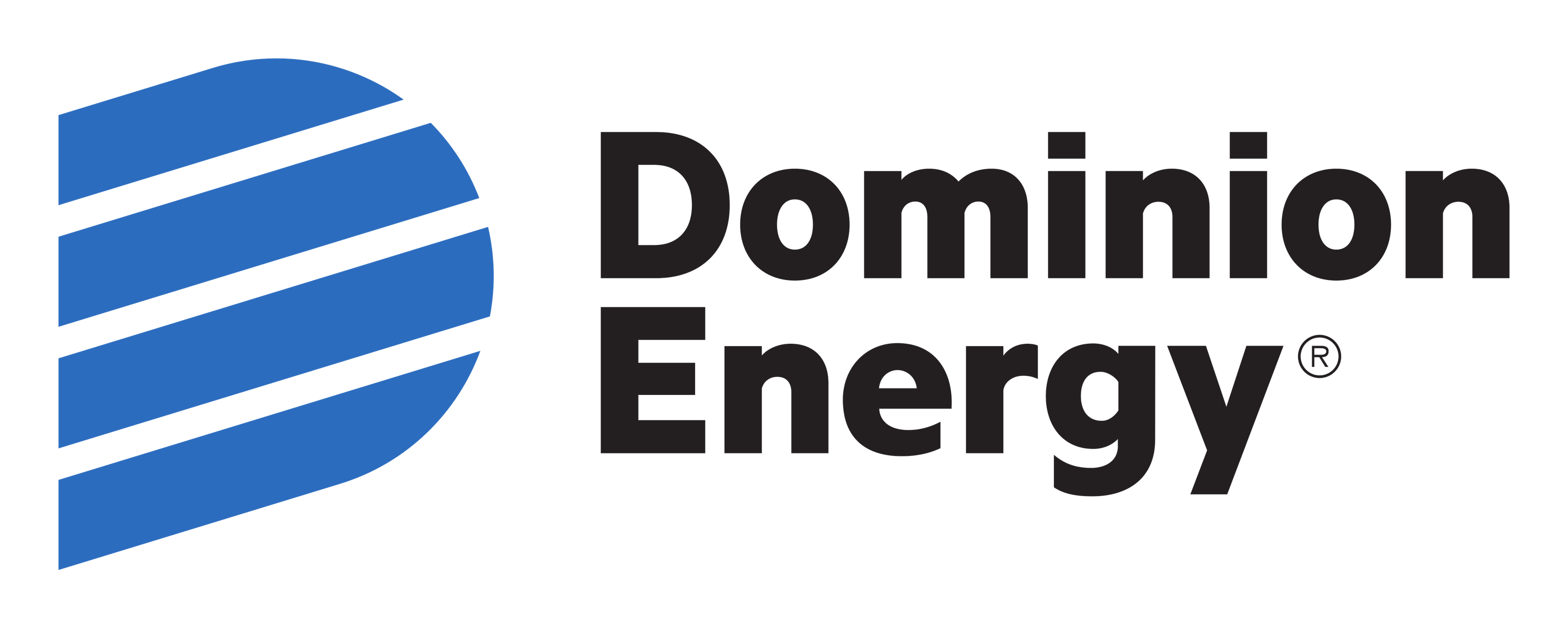 Dominion Energy Logo auf transparentem Hintergrund