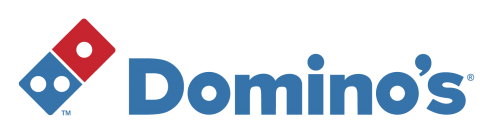 Dominos logo on a transparent background