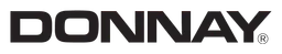 Donnay Logo, Variante Wortmarke schwarz, auf transparentem Hintergrund